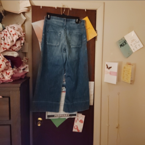 CITIZENS OF HUMANITY Poise Wide Leg Cropped Jeans - Size 27" - Picture 8 of 12